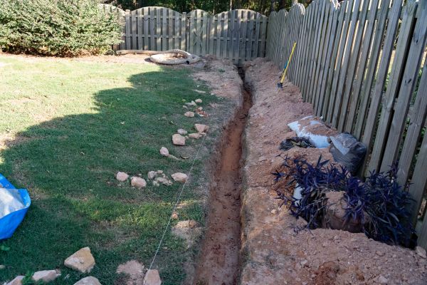 Trench Drain Installation in Meridian