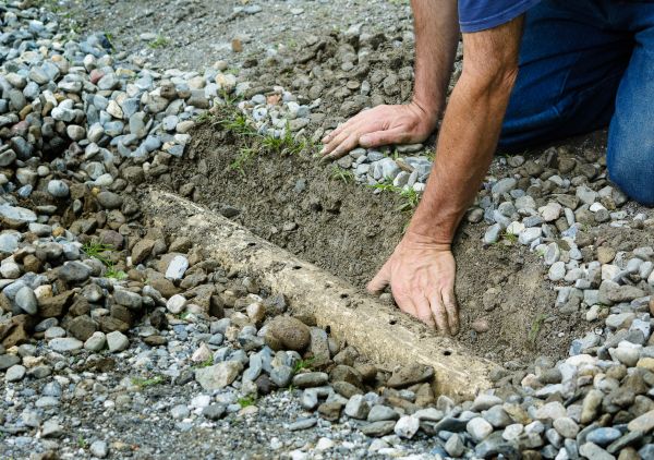 French Ditch Installation in Meridian
