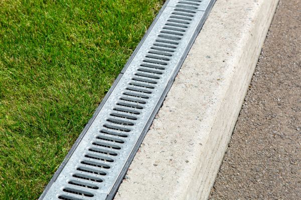 Courtyard Drain Installation in Meridian
